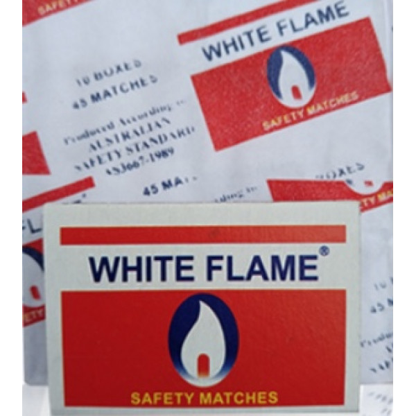 White Flame Safety Match 1pc